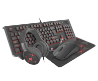 Natec Zestaw dla graczy 4 w 1 Genesis Cobalt 300 klawiatura + mysz - 1378499 - zdjęcie 1